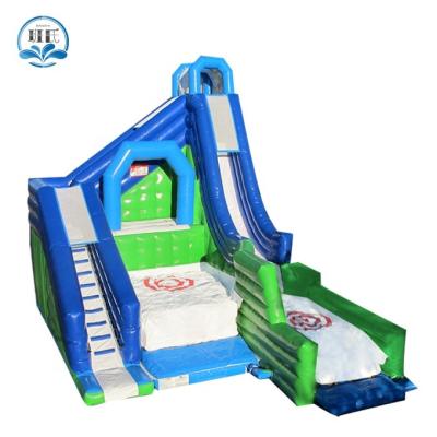 China Waterproof Challenge Slide Inflatable Obstacle Blow Up Sports Combo Games with Airbag for Adults Inflatable Jump for sale