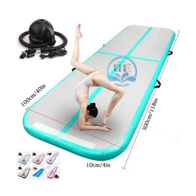 China Commercial Wholesale Waterproof Air Track Training Set Inflatable Gym Air Gym Mat Air Tumbling Track For Gymnastics for sale