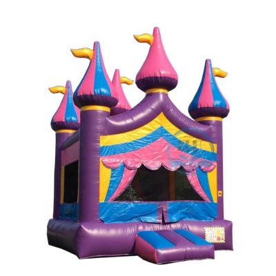 China Commercial PVC Children Combo Bouncy Jumping House With Basketball Hoop Party Bouncer Inflatable Castle for sale