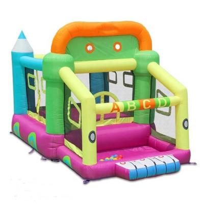 China Waterproof Environmental Material Inflatable Jumping Castle With Combo Slide Bouncer for sale