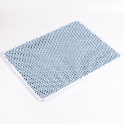 China Wholesale New Design Breathable EVA Double Layer Waterproof Litter Mat Easy Cleaning for Cats and Dogs for sale