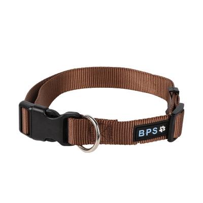 China Custom Luxury Personalized Nylon Cat Stocked Dog Collar Pet Collar Dog OEM Logo Adjustable Pet Blank Plain for sale