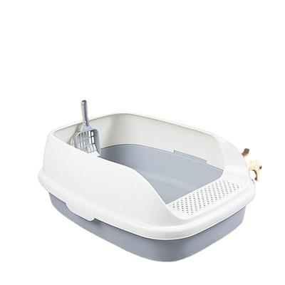 China Suppliers Good Viable Sale Anti-splash Portable Outdoor Pet Toilet Semi Closed Cat Litter Box for sale