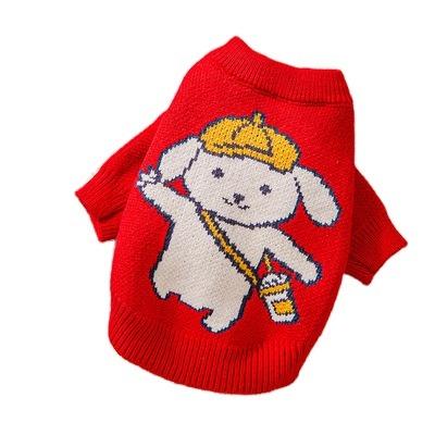 China New Design 2021 New Design Dog Clothes Winter Cute Luxury Cheap High Quality Viable Jumper Dogs Sweater Puppy Pet Warm Cloth for sale