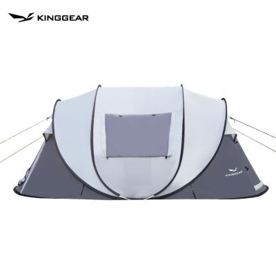 China KingGear Portable Garden Tent Outdoor Camping Dome Tent Diagonal Tying Type for sale