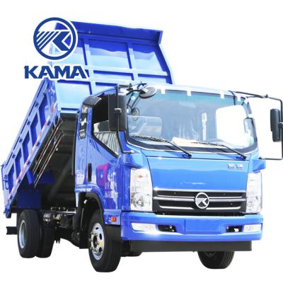 China Quality 1900 China KAMA Brand One Good and Half Cabin 3T Euro 2 Diesel Engine Dump Truck For Sale 6040*2160*2590 for sale