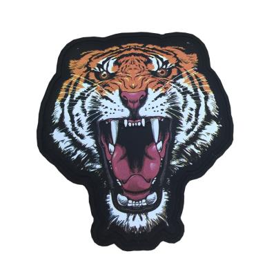 China Sustainable Custom Badge Embossed New Soft Silicone Rubber Name Badge Patch Reflective PVC Label for sale