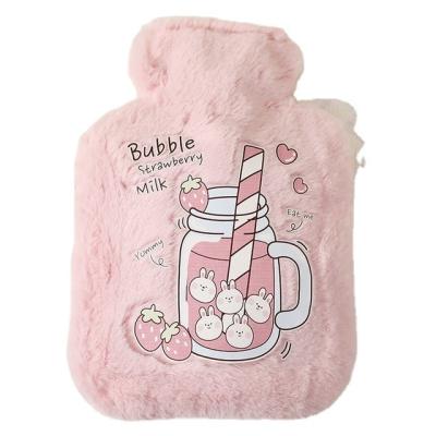 China FLANNEL Christmas Gift Winter Hand Warmers Hot Water Bag With Recyclable for sale