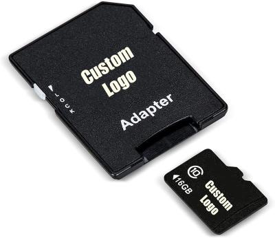 China Plastic Factory Cheap Micro SD Memory Card 8GB 16GB 32GB 64GB 128GB Card And Adapter With Bulk Package for sale