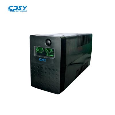 China Hochfrequenzon-line Ups 1000va/800w DC 12v mit Batterie 1*12v-9ah zu verkaufen