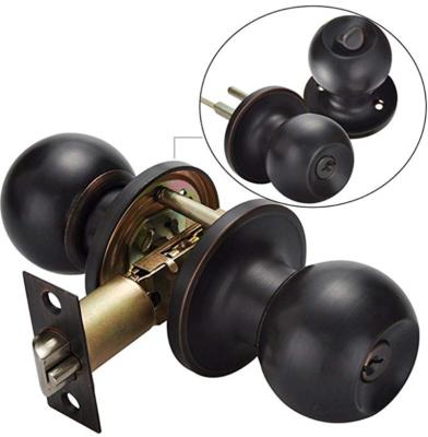 China American ANSI Grade 3 Tubular Famous Matt Black GLOBE Button Locks 5792 for sale