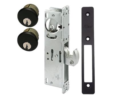 China Wood/Iron Narrow Lock Sliding Door Use Door Gate Mortise Door For Wooden Door Pull Handle Sliding Lock for sale