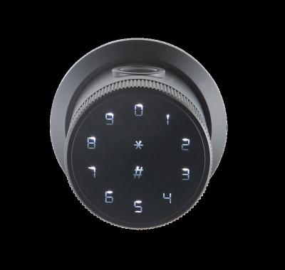 China Tuya Smart Lock Aluminum Alloy TTT Fingerprint Lock Digit Keyless Smart Home Office Round Button Electronic Door Lock for sale