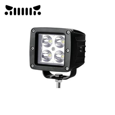 China 3inch 18w Aluminum Lugs Car Motorcycle Tractor Led Cube High Lumen Waterproof Work Light 3x3 Spot Light for sale