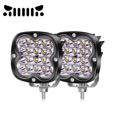 China 3 Inch Aluminum Square Driving Offroad Work Lights Cube 48w Fog Lamp Led Tractor Running Light For Motorcycle SUV UTV 9-30V for sale