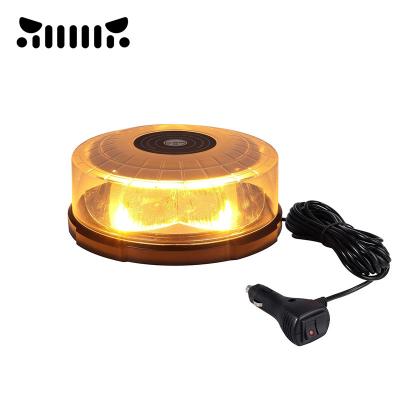 China New Design Amber Led Beacon Light Strobe Turning Emergency Light Warning Flash Lights Turning Safety Flasher Signal Lamp 7.5 Inch for sale