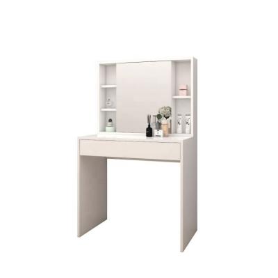 China Modern Factory Wholesale Cheap Wooden MDF Storage Cosmetic Dressing Table Designs Modern Mirror for sale