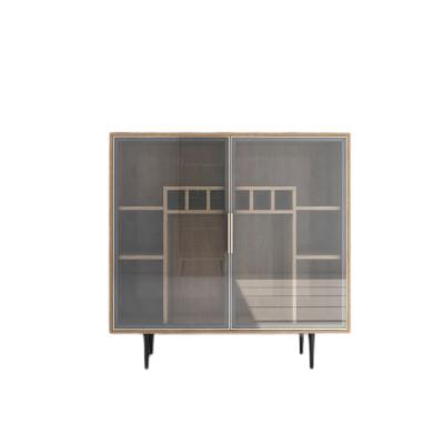 China Environmental Custom Factory Bar Living Room Furniture Wine Cabinet Modern Wine Cabinet Glass for sale