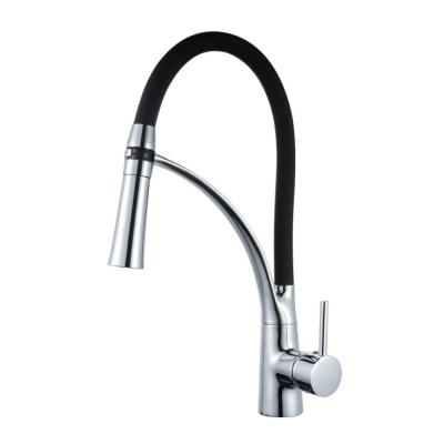 China Contemporary Brass Material Ceramic Valve Core Taps Mixer Kitchen Faucet Pull Out Kitchen Faucets With Pull Down Sprayer for sale