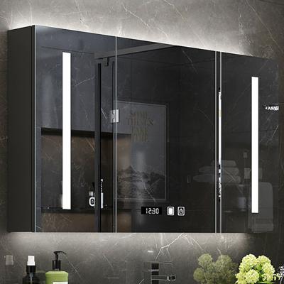 China Eco - Friendly Water Proof Medicine Cabinet For Bathroom , Wall Mounted Bathroom Cabinet With Smart Mirror for sale