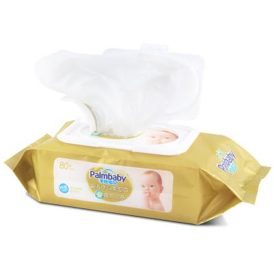 China OEM Pure Water Cleaning Baby Wipes Soft Easy Organic Bamboo Fiber Pack Wet Cloths For Baby Cleaning for sale