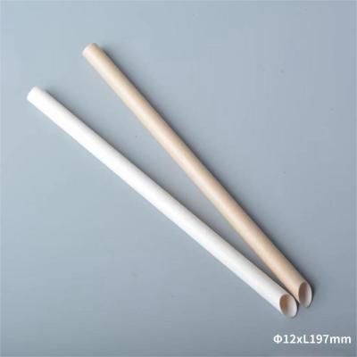 China Custom PLA PP Biodegradable Milk Bubble Tea Straight Straws for Food Beverage Packaging for sale