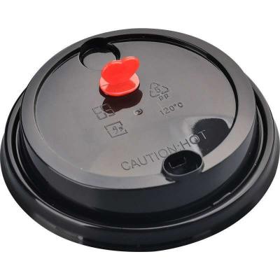 China 62mm/78mm/90mm/115mm Coffee Lid for White/Black PP Plastic Sipper Lids Cover of Coffee Cup for sale