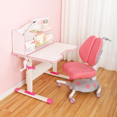 China Adjust Height Kids Table And Chair Furniture Set Revealing Study Table for sale