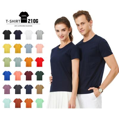 China Wholesale QUICK DRY Casual Round Neck Summer White Plain 100% Cotton T Shirts For Men for sale