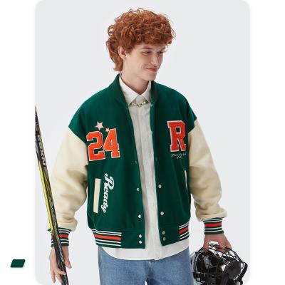 China Chamarras Custom De Cuero Chaqueta Varsity Letterman Sports Baseball Breathable Outdoor Jacket For Men for sale