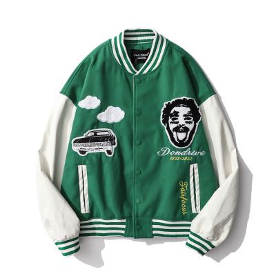 China Fashion Letterman Breathable Sports Baseball Jacket For Men Outdoor Mens Street Chamarras Chaqueta Jacket for sale