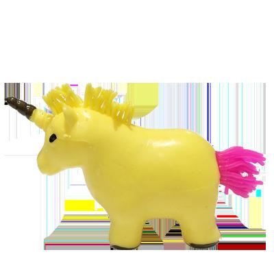 China Kawaii Mochi TPR Unicorn Toy Animal Squishy Joys For Funs And New Products Widely Used P-046 for sale