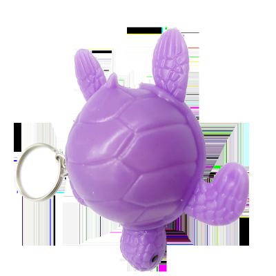 China T-129 baby turtle baby play equipment tpr educational soft squeeze toy key chain gives birth to egg for sale