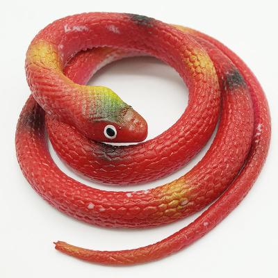 China Colorful Realistic Rubber Snake Widely Used D-231 TPR Material 70 Colors White Red 2 Pcs Cm Long Set for sale