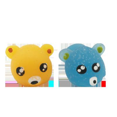 China Widely Used D-106 TPR Mini Cute Mochi Bear Stress Squeeze Animal Toys As Children Learning Aids for sale