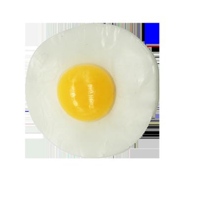 China D-095 TPR Sunny-side-up Stress Squishy Frying Eggs Sticky Toys for sale