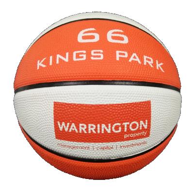 China Basketball training and online practice logo basketball mutil color rubber ball size 3 for sale