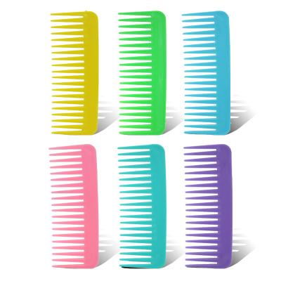 China Creative Custom Art Tooth Wide Comb Customized Home Wide Comb Hair Combs Pink Black Set for sale