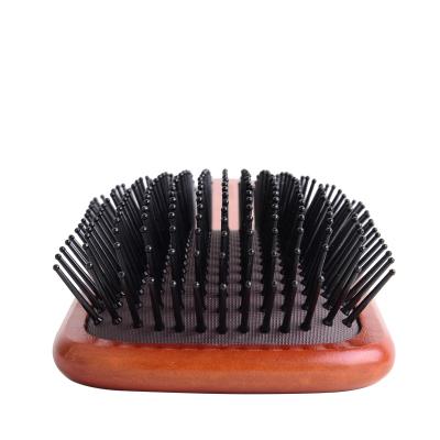 China Cushion Factory Professional Private Label Wooden Paddle Soften Air Cushion Hair Detangle Brush for sale