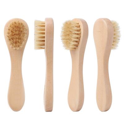 China All Sale 100% Natural Super Hot Natural Wooden Body Brush Face Cleansing Brush Massage Body Sweeping Brush for sale