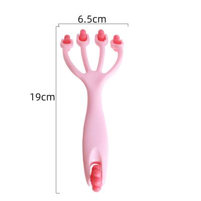 China Creative Personal Health Care Art Hair Scalp Massager Brush 5-Fingers Scalp Massager Scalp Massager Tool for Relax for sale