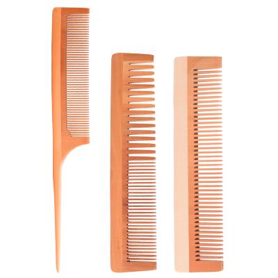 China Wholesale Bamboo Brush Custom Printed Static Hot Hair Comb With Logo Home And Travel Hair Comb Bamboo for sale