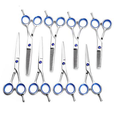 China Professional Hair Scissors Creative Right Handed Art Hair Scissors Set Hair Scissors Steel Hair Cutting Scissors for Fabric Cloth Cutting for sale