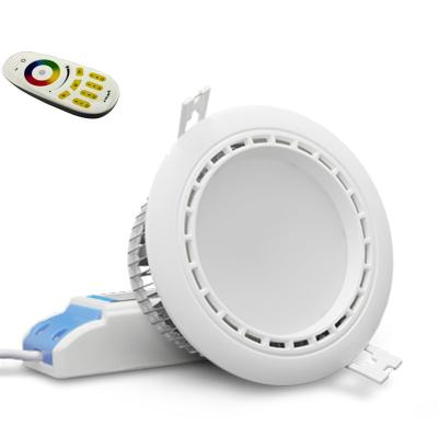 China wide voltage12W RGBW 2.4G wifi control 9 color changing LED Down light Hot selling light for sale