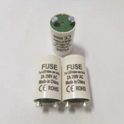 China factory direct sale high-quality special for AC220V-240V 4-80W fluorescent tube fuse starter CE Rohs fuse starters for sale