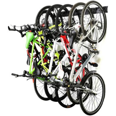 China The bicycle hanger on the wall bicycle wall rack for 5 bicycles represent 5 bicycles other for sale