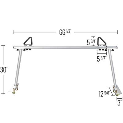 China Pickup Truck Ladder Rack Car Ladder Rack Aluminum Truck TR 9001 for sale