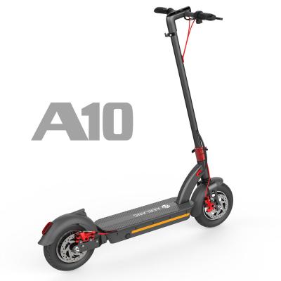 China Aerlang A10 2 Wheel 500w 10 Inch Tubeless Tire Powerful Electric Scooters Unisex For Adults for sale