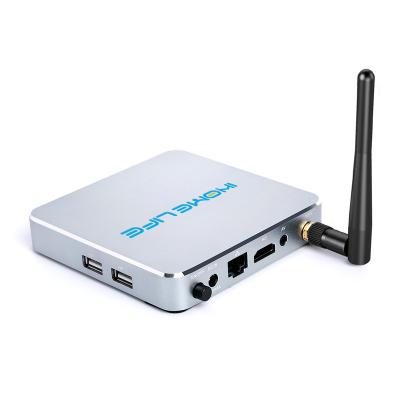 China Metal case Hotselling amlogic processor 2GB 4GB 16GB 32GB Dual wifi can develop again with armbian os TV box for networking module for sale