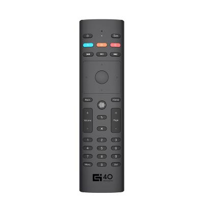 China Air monuse G40S New 6 axis Gyroscope  2.4GHz Wireless Remote Control  Air Mouse  IR Learning   Voice control  fo android tv box for sale